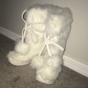 Colin Stuart Faux Fur Boots